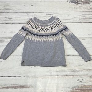 Boden Sweater Wool Cashmere Fair Isle Size Medium